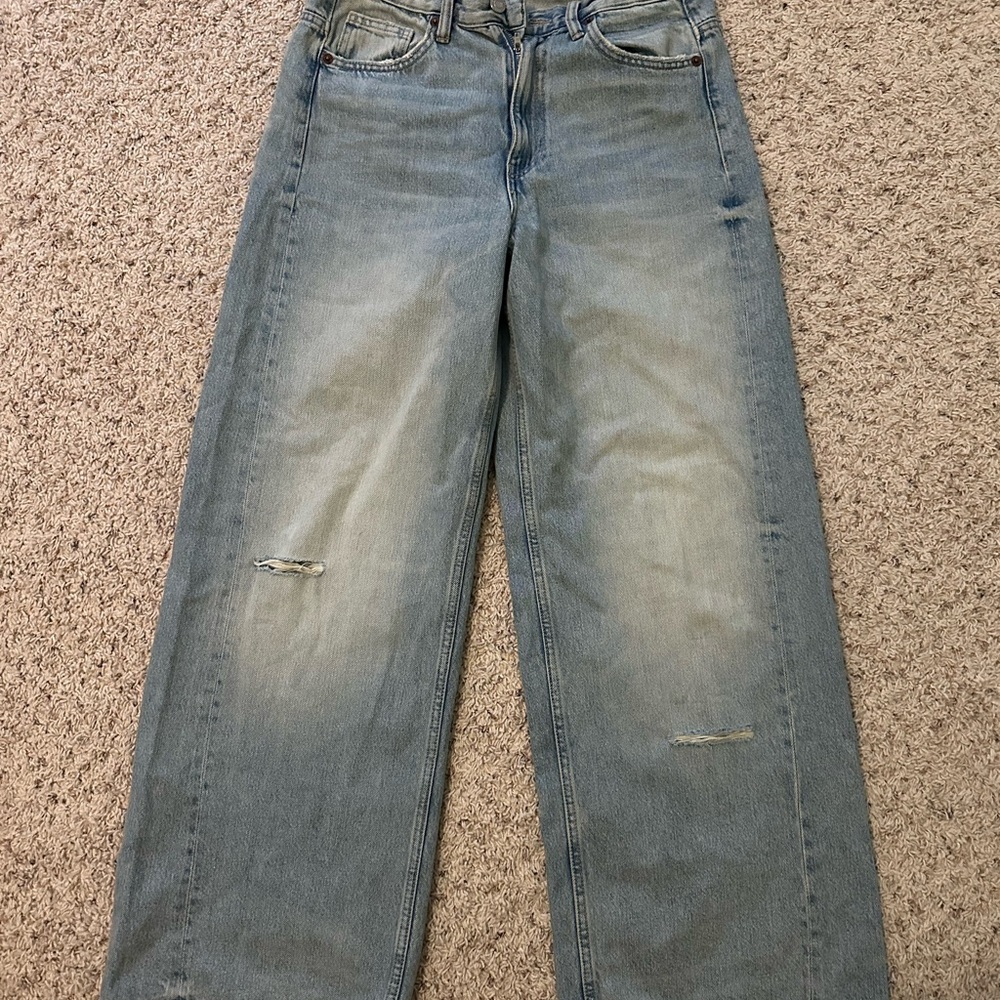 Zara Baggy Wide Leg Jeans! Size 6